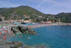 Bonassola beach, Liguria