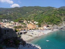 Monterosso: the old town beach, Cinque Terre, Liguria