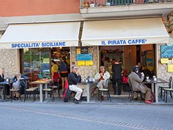 Pirate in the Cinque Terre, Vernazza, Cinque Terre, Italy