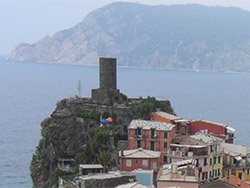 Belforte Tower and A. Doria Castle, Vernazza, Cinque Terre